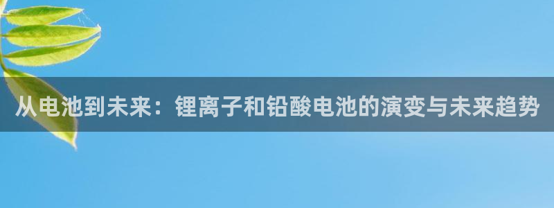 k豆钱包1.0.92：从电池到未来：锂离子和铅酸电池的演变与未来趋势